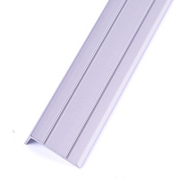 Foshan FSF extérieur en aluminium marches d'escalier nez anti-dérapant robuste décoratif métal étape escalier nez profil bandes