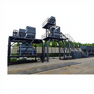 Centrale à béton mobile Sinoma, vente directe usine, mélangeur à double arbre, 50t-150t, silo à ciment personnalisable, moteur - Product Image 1