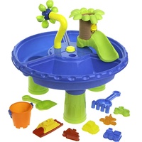Table d'activité de sable et d'eau pour enfants jouets d'été en plein air table de sable et d'eau pour enfant jeu de plage