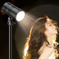 20W Fotografie-Video-LED-Flutlicht Kompakter Fokus-COB-Dauerstrahler Sonnenlicht-Schönheits-Live-Haarfilamentlampe