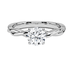 Elegante anillo de compromiso de piedra blanca, cristal brillante, joyería para propuesta de matrimonio, regalo para mujeres - Product Image 1