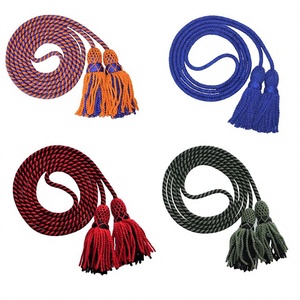 Cordons musicaux en gros du Pakistan, à pampilles, plats tressés, écologiques, en cordon bugle enduit, longueur personnalisée, finition soie, nylon, métallique - Product Image 1