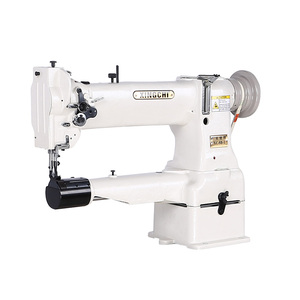 Machine à coudre XC-8B-335 à aiguille simple pour valises et moteur de composant central à lit cylindrique - Product Image 1