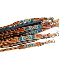 Collier pour chien en cuir véritable de luxe Western, robuste, multifonctionnel, léger, rembourré en maille douce, pliable et solide