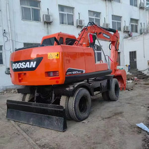 Stock limité ! Excavatrice sur pneus Doosan d'occasion DX150W DH150W DX140, équipement de construction d'occasion de Corée, excavatrices Daewoo - Product Image 2