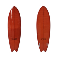 Planche de surf personnalisée PU queue de poisson planche de surf en fibre de verre