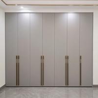 Armoire à portes battantes minimaliste pour appartement, MDF beige expresso, scandinave, bleu marine, blanc