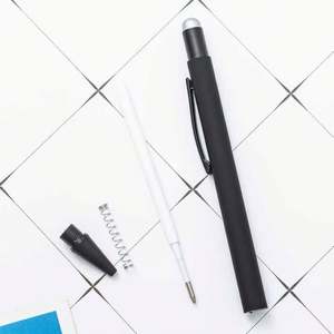 Bolígrafo Metálico de Tacto Suave con Logotipo Personalizado, Bolígrafo Delgado con Clic para Publicidad y Promoción, Bolígrafo Colorido - Product Image 3