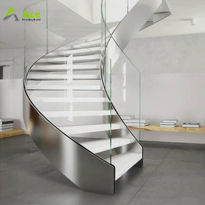 Escalera Curva <span class=keywords><strong>con</strong></span> Apariencia Moderna, Escalera Circular - Product Image 3