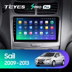 Reproductor de DVD para coche TEYES SPRO PLUS para Chevrolet <span class=keywords><strong>Sail</strong></span> 2009-2013 pantalla táctil de 9 pulgadas REPRODUCTOR DE DVD para coche electrónico automático - Product Image 6