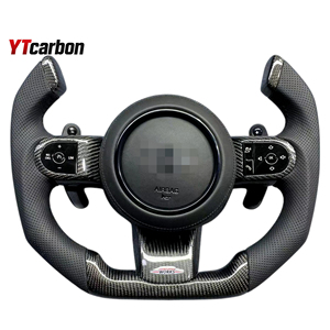 Ytcarbon พวงมาลัยคาร์บอนไฟเบอร์สำหรับ<span class=keywords><strong>2023</strong></span> + มินิคันทรี่แมน JCW คลับแมนคูเปอร์อุปกรณ์ตกแต่งภายในรถยนต์ - Product Image 1
