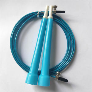 <span class=keywords><strong>Corde</strong></span> à <span class=keywords><strong>sauter</strong></span> professionnelle personnalisée en PVC avec poids en fil d'acier pour l'entraînement physique, la gym à domicile, l'exercice en plastique pour adultes - Product Image 3