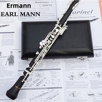 EarlMann Professional C-key Oboe by Activity-Ilman Musical Instrument Factory Made of Wood High-grade Professional Suitcase