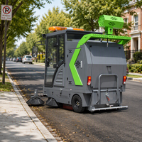 BAIYIJIE Balayeuse de sol électrique autoportée CE 2100 mm personnalisable pour parcs industriels – Vente directe usine