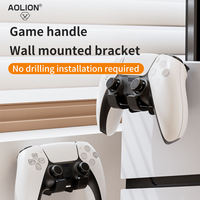 Support mural universel AOLION AL-XB2318 pour manette, en ABS noir et blanc, présentoir pour accessoires de jeu