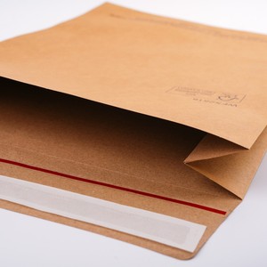 Usine personnalisée A3 <span class=keywords><strong>A4</strong></span> 12x15 <span class=keywords><strong>dos</strong></span> auto-joint pli rigide <span class=keywords><strong>enveloppe</strong></span> Kraft carton d'expédition expédition rester plat enveloppes d'emballage - Product Image 4