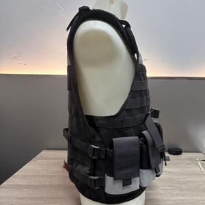 سترة تكتيكية عاكسة مقاومة لطعنة عالية القدرة على الرؤية على متنها سترة تكتيكية عاكسة للسلامة بجيوب متعددة - Product Image 2