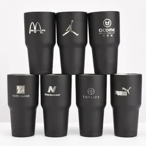 30 Oz Tumbler Vacuum Insulated Travel Mug With Sliding Lids Suitable For Holders Stainless Steel Double Wall Thermal Cup