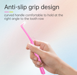Brosse interdentaire orthodontique à touffe unique, brosse à dents à touffe terminale, approuvée CE, poils souples pour gencives sensibles, outil d'élimination de la plaque dentaire - Product Image 2