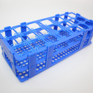 Support pour tubes à essai en plastique 50 ml 30 mm 21 trous pour tubes de centrifugation de laboratoire - Product Image 2