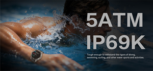 Reloj Inteligente DM59, Resistente al Agua 5ATM, GPS Integrado, Mapa Fuera de Línea, Pantalla AMOLED de 1.43'', Linterna LED, Asistente de Voz con IA, para Exteriores 2026 - Product Image 5