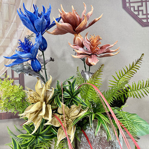 Fábrica de Flores Artificiales Meiyu, Flores de Espuma de Colores Mezclados, Tallo Individual, Decoración para Bodas, Hogar, Restaurante - Product Image 3