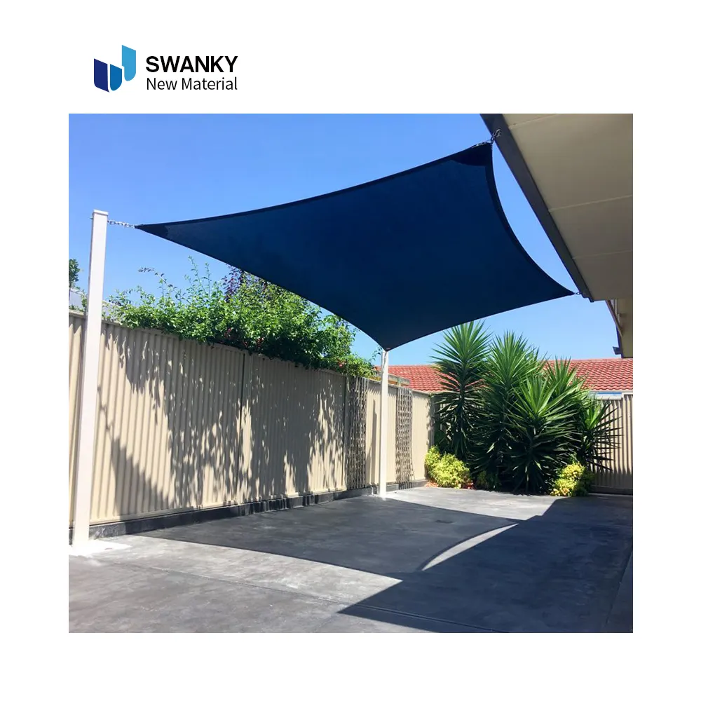 HDPE Garden Sun shades Rectangular outdoor canopy cloth shade mesh Anti UV sun shade sails for patio Playground backyard