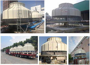 Tour de refroidissement à contre-courant à moteur PVC haute productivité avec une capacité de refroidissement de 140 000 Kcal/h - Product Image 2