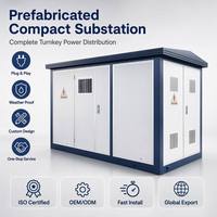 Subestación Compacta Prefabricada Wanbo-276 de 500 kVA y 10 kV con Transformador, RMU y Panel de Baja Tensión