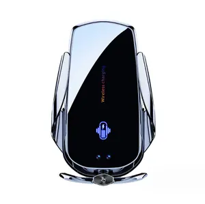 Carregador de telefone para carro sem fio para dispositivos com suporte automático Micflip