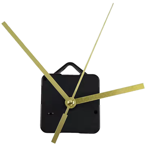 Sangtai 6168S Moderne Classique Quartz Horloge Murale Or Mains sur Plastique Design Carré avec Mécanisme de Mouvement de Balayage Alimenté par Batterie - Product Image 1