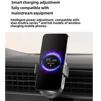 Chargeur de voiture sans fil Xiaomi 50W MAX à charge ultra-rapide, double entrée DC+USB-C pour smartphones