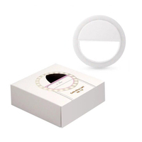 Lampu cincin Led, aksesoris kecantikan profesional, lampu cincin Led isi ulang untuk ponsel, lampu Selfie, lampu Led untuk ponsel