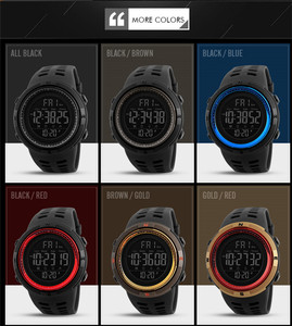 Relojes Hombre 핫 세일 <span class=keywords><strong>SKMEI</strong></span> <span class=keywords><strong>1251</strong></span> 도매 패션 스포츠 시계 저렴한 남성 크로노그래프 디지털 시계 방수 시계 50m - Product Image 4