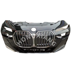Per BMW Serie 7 G70 G73: Paraurti Anteriore Usato in ABS, Griglia M760ex, Ventola Radiatore, Barra Anti-Collisione, Fendinebbia con Fori, Tutti i Componenti - Product Image 4