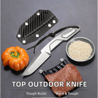 Couteau de survie et de chasse portable intégré de qualité industrielle, très vendu, en acier 7Cr13, manche haute dureté