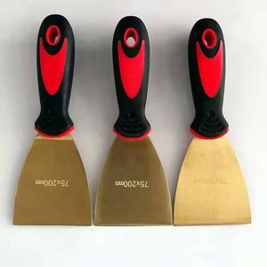 Ottone Raschietto antiscintilla putty coltello in ottone raschietto agganciato manico in plastica 50*200 millimetri - Product Image 2