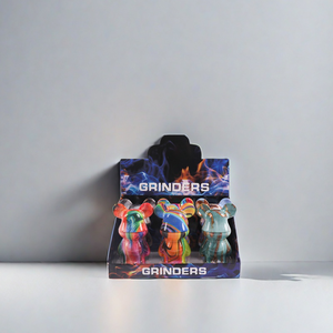 WAWA TECH ファッションデザイン バイオレントベア型 水転写印刷 カラー ヘンプグラインダー タバコ粉砕機 - Product Image 6