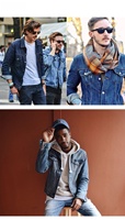 Veste en jean bleu vintage de haute qualité 2025 avec logo personnalisé, 100% coton, coupe-vent pour homme, vente en gros OEM, toile