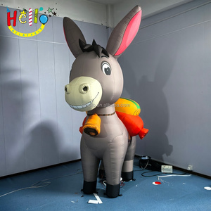 Özel Tasarım Şirin Şişme Hayvan Eşek Modeli Şişirilebilir Hava Balonu Satılık - Product Image 3