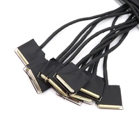 Cable Micro Coaxial Flexible Personalizado YZCONN, Arnés de Cables LVDS para Pantalla LCD de Computadoras