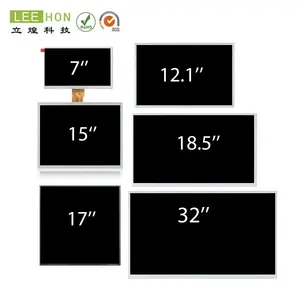 BOE endüstriyel sınıf LCD panel 7 8 10.1 10.4 12.1 15 15.6 17 19 21.5 inç tam boy LCD modülü yüksek parlaklık IPS TFT LCD Panel