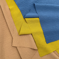 Cey Crêpe Tissu Anti-Rides Léger Respirant 150cm Stretch pour l'Asie Afrique Marché pour Filles Robes Textiles de Maison Vêtements