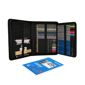 Fournitures d'Art OEM, Ensemble <span class=keywords><strong>de</strong></span> Crayons <span class=keywords><strong>de</strong></span> Couleur et Esquisse 51/71/80/96/100/145 Pièces, Kit <span class=keywords><strong>de</strong></span> Dessin Artistique - Product Image 3