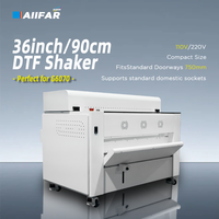 Imprimante DTF 36 pouces/90 cm avec éclairage RVB, machine d'impression DTF et agitateur de poudre