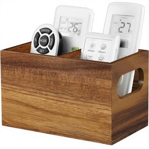 Solid Wood 5-Layer Modern Handmade <b>Remote</b> Control Organizer Box for TV AC and Media Accessories - Product Image 6