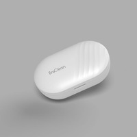 EraClean Mini Nettoyeur de lentilles de contact à ultrasons avec minuterie automatique de 2 minutes, rechargeable par USB, étui de nettoyage portable avec miroir