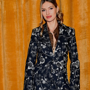 Vestido de Festa de Luxo com Manga Curta e Lurex, Tendência de Moda <span class=keywords><strong>2026</strong></span>, Comprimento Extra, para Mulheres - Product Image 4