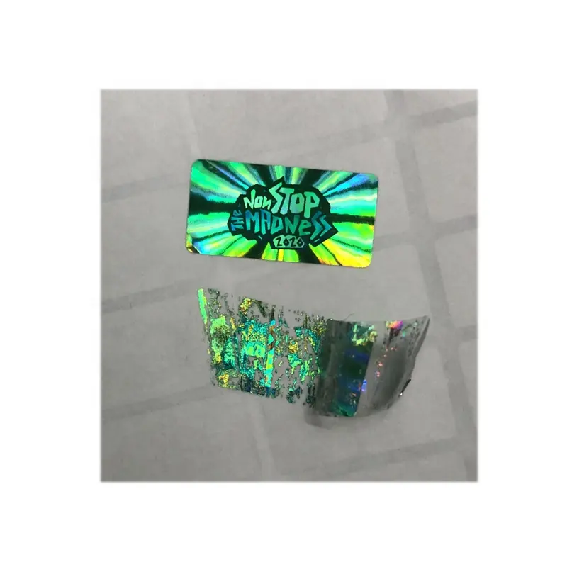 Stiker Hologram Stereogram 3D kustom kualitas tinggi Harga kompetitif pabrik