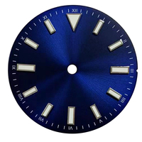 Usine OEM Logo personnalisé NH35 Japon 8215 ETA2836 Blanc 28.5mm Lumineux En Laiton Montre Cadrans Fabricants Montre Cadran Pièces